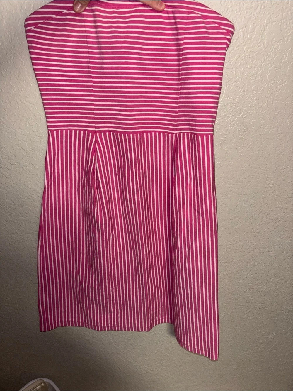 Old Navy Striped Mini Dress in Pink & White Size Medium